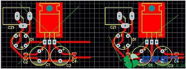 線(xiàn)性直流電源PCB圖